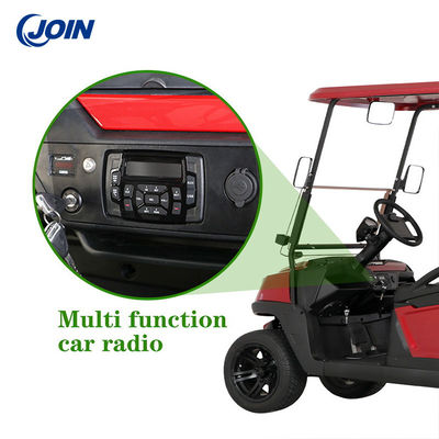 ODM eléctrico del negro del cochecillo de golf del coche estéreo de radio impermeable del carro