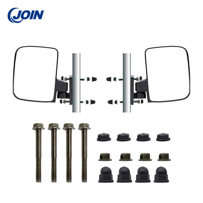El carro de golf del ODM duplica negro lateral plegable de nylon ajustable del espejo