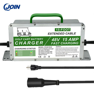 Cargador de batería con errores del carro de golf de los accesorios 15A 48V del carro de golf