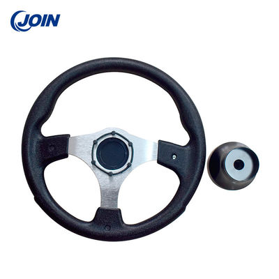 Volante desmontable negro del PVC 12,5 pulgadas para el cochecillo eléctrico del golf