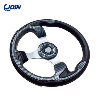 ODM de encargo del volante de golf del carro del volante de los cochecillos monocromáticos del golf