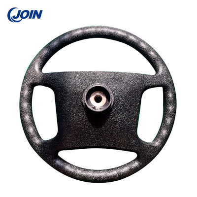 Volante de cuero desmontable del ODM de los deportes negros del volante