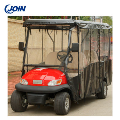 Fácil durable de los asientos de la cortina 6 de la lluvia del recinto del carro de golf del ODM instalado