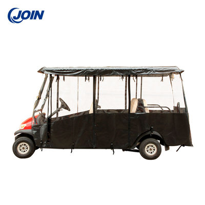 Fácil durable de los asientos de la cortina 6 de la lluvia del recinto del carro de golf del ODM instalado