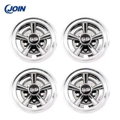 8&quot; ruedas del carro de golf de los SS y casquillos de eje de los neumáticos Chrome con errores eléctrico