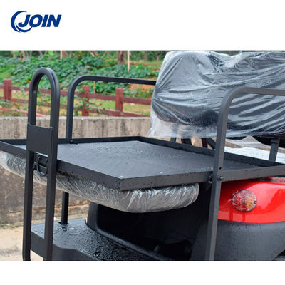 Cuero durable del carro de Seat trasero Kit Passenger Folding Flip Golf del carro de golf
