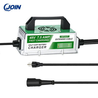 los accesorios del carro de golf de 48V 7.5A impermeabilizan el cargador de batería