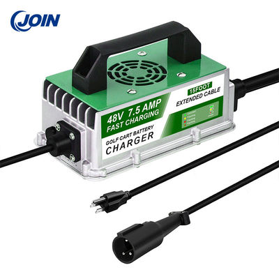 los accesorios del carro de golf de 48V 7.5A impermeabilizan el cargador de batería