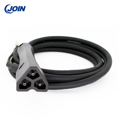 enchufe de la manija del cargador de los accesorios del carro de golf 48V con los cables 611219/604321