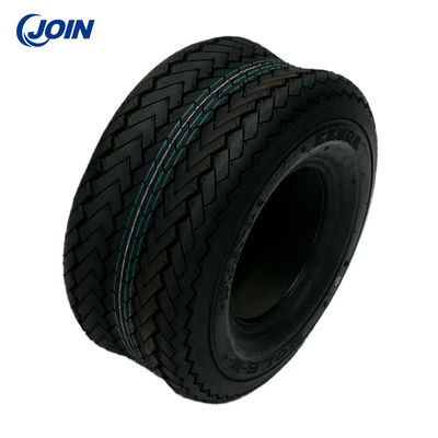 Neumáticos y ruedas del carro de golf del negro 18*8.5-8 hechos del material de goma durable